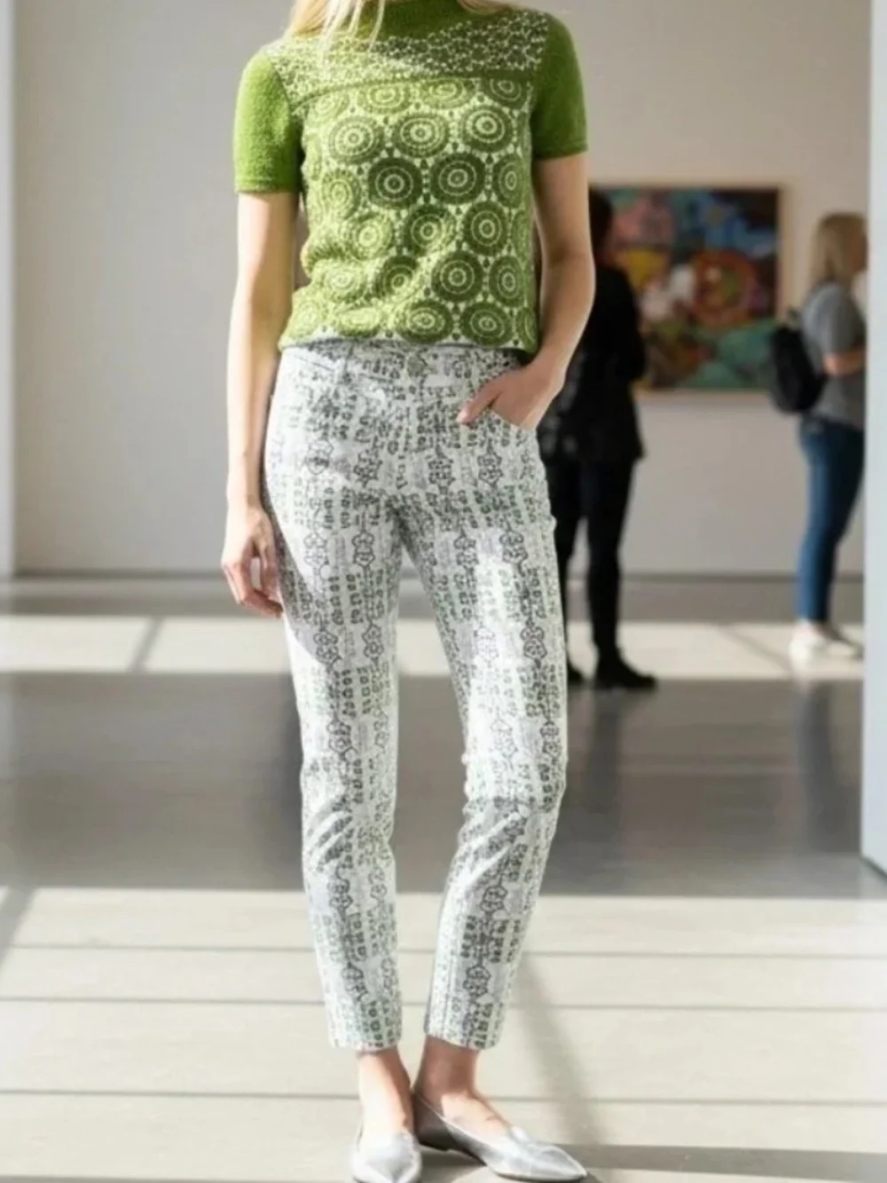 Tory Burch Alexa Cropped Skinny Jeans (28)